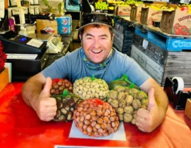 Straight from the source! Guadanino Orchard on Seven day road grows about everything. Look out for the cherry picking season in December!